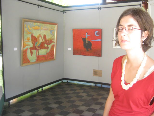 Selina Launer, coordina expo Artes visuales en Casa de Los Leones